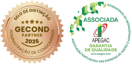 Selo de distinção Gecond Partner 2026 e APEGAC - Associada